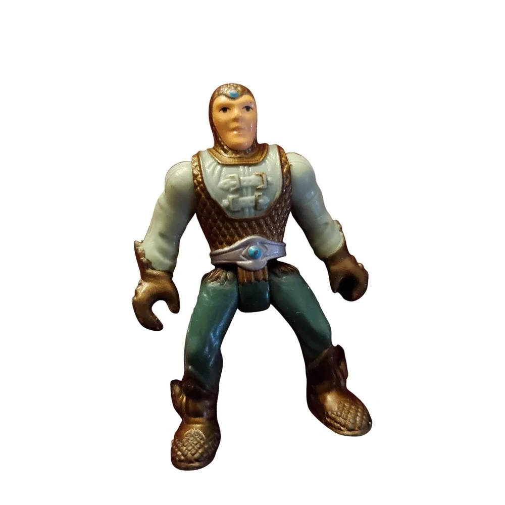 Fisher Price Imaginext Knight Action Figure Bronze Scale Armor Vintage 2003